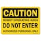 Signmission OSHA Caution, 5" Height, 7" Width, Decal, OS-CS-D-57-L-19227 OS-CS-D-57-L-19227 - alternate 1